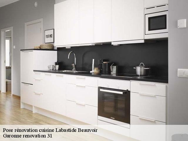 Pose rénovation cuisine  labastide-beauvoir-31450 Garonne renovation 31