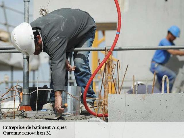 Entreprise de batiment  aignes-31550 Garonne renovation 31