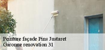 Peinture façade pins-justaret-31860 Garonne renovation 31
